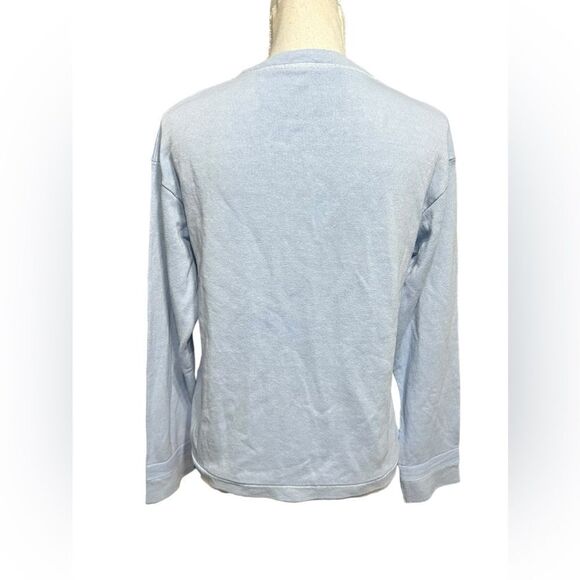 Poetry Hemp & Organic Cotton Chambray Blue Jersey Jacket - Picture 4 of 6